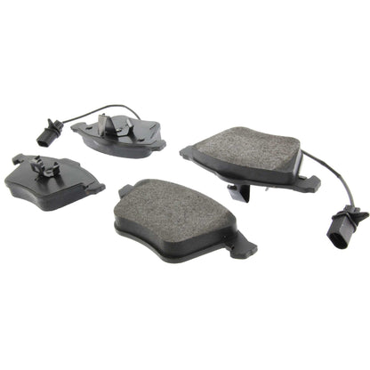 Centric Parts Disc Brake Pad Set Semi-Metallic Posi Quiet for 2001-2009 Audi A4, 2005-2009 Audi A4 Quattro, 2006-2011 Audi A6, 2005-2011 Audi A6 Quattro, 2004-2009 Audi S4, 2011 Seat Exeo