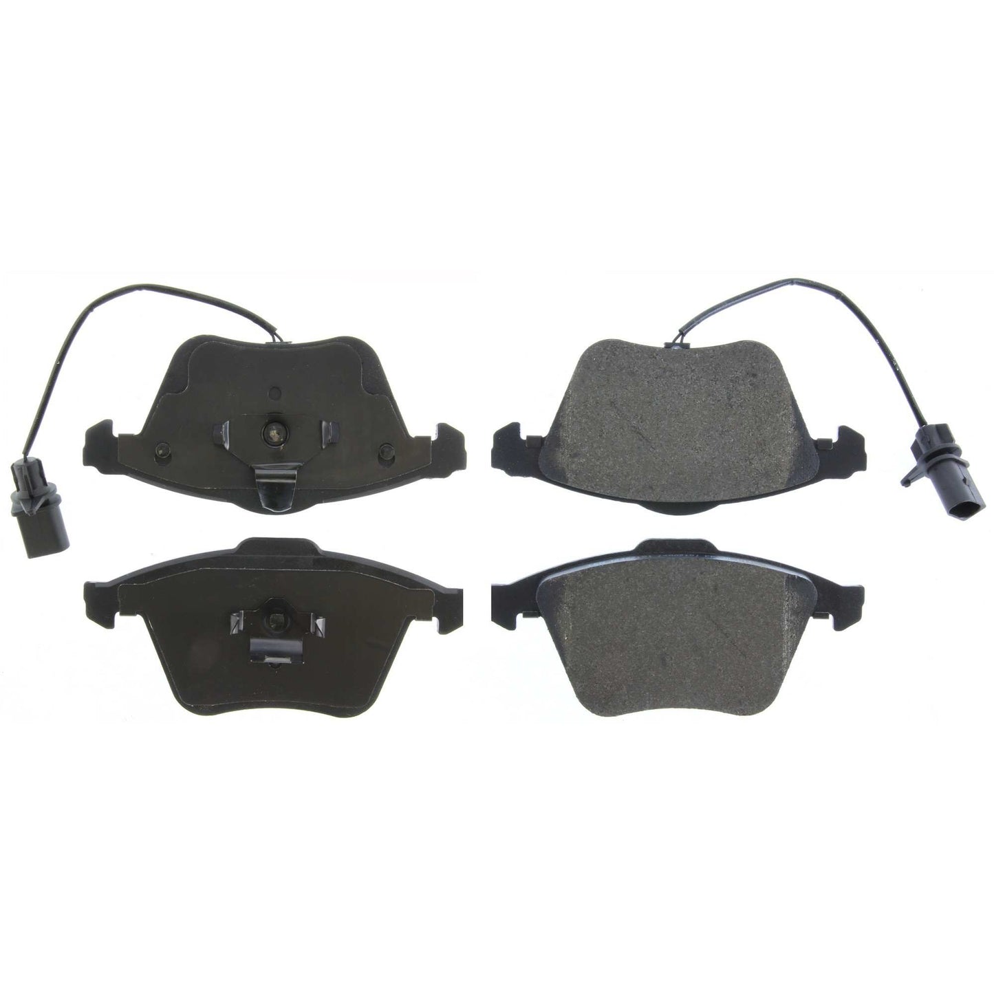Centric Parts Disc Brake Pad Set Semi-Metallic Posi Quiet for 2001-2009 Audi A4, 2005-2009 Audi A4 Quattro, 2006-2011 Audi A6, 2005-2011 Audi A6 Quattro, 2004-2009 Audi S4, 2011 Seat Exeo