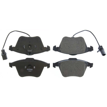 Centric Parts Disc Brake Pad Set Semi-Metallic Posi Quiet for 2001-2009 Audi A4, 2005-2009 Audi A4 Quattro, 2006-2011 Audi A6, 2005-2011 Audi A6 Quattro, 2004-2009 Audi S4, 2011 Seat Exeo