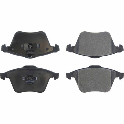 Centric Parts Disc Brake Pad Set Semi-Metallic with Posi Quiet for Mazda 3 2013-2007 Volvo C70 2013-2006 S40 2012-2004 V50 2011-2005 104.09152