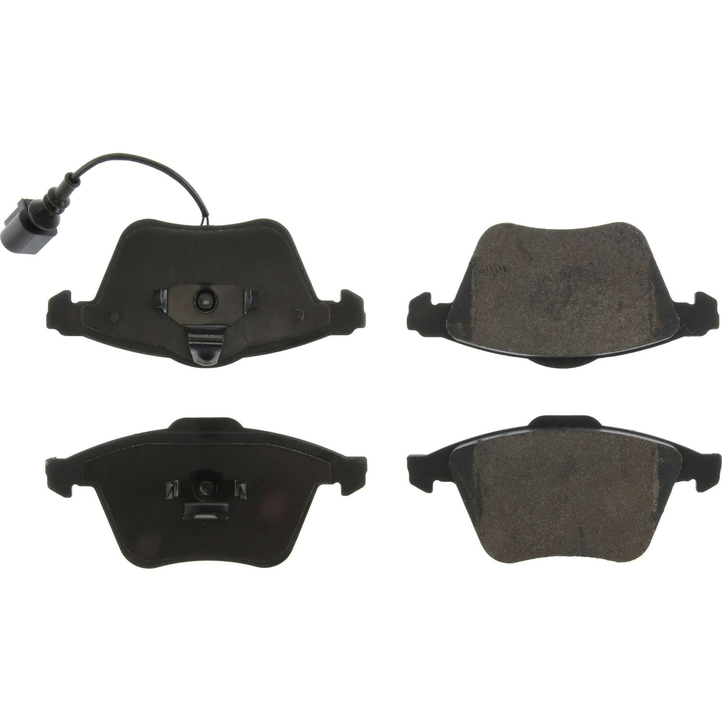 Centric Parts Disc Brake Pad Set Semi-Metallic with Posi Quiet for 2006-2012 Volkswagen CC/Passat/Leon