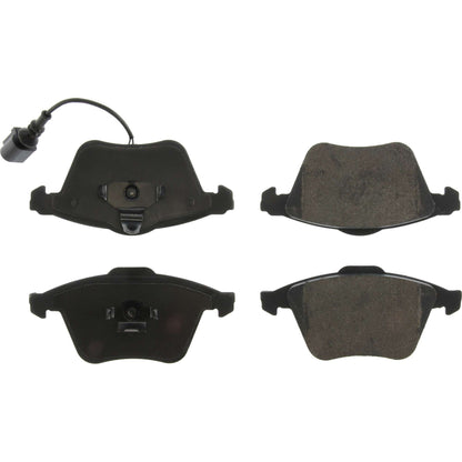 Centric Parts Disc Brake Pad Set Semi-Metallic with Posi Quiet for 2006-2012 Volkswagen CC/Passat/Leon