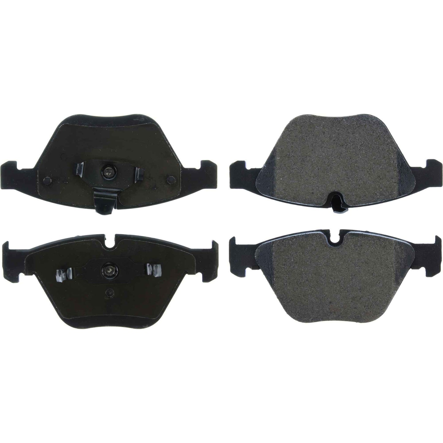 Centric Parts Disc Brake Pad Set Semi-Metallic Posi Quiet for BMW 1 Series M 2011, 525i 2007-2004 104.09180