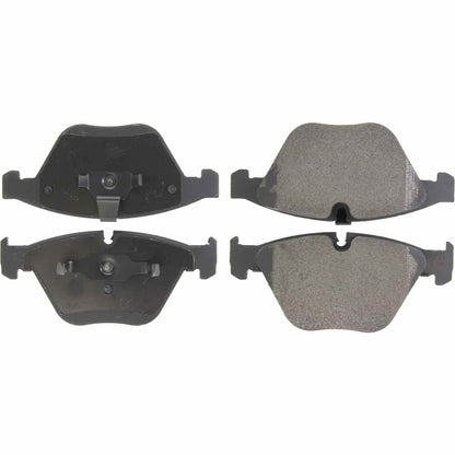 Centric Parts Disc Brake Pad Set Semi-Metallic Posi Quiet for BMW 2006-2016 Models 335d, 335i, 335is, 335xi, 545i, 760Li, X1, Z4 104.09181