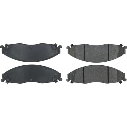 Centric Parts Disc Brake Pad Set Semi-Metallic with Posi Quiet for 2003-2008 Cadillac CTS STS Pontiac Grand Prix 104.09210