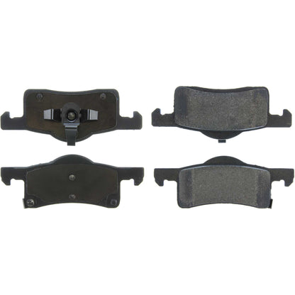 Centric Parts Disc Brake Pad Set Semi-Metallic with Posi Quiet for 2002-2006 Ford Expedition Lincoln Navigator 104.09350