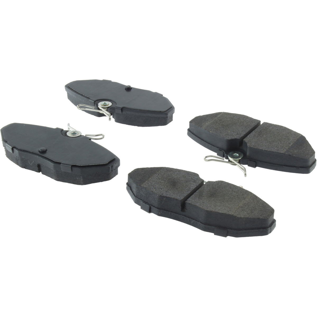 Centric Parts Disc Brake Pad Set Posi Quiet Semi-Metallic with Hardware for 2005-2003 Jaguar S-Type 2005-2004 Vanden Plas 2004 XJ8 104.09440