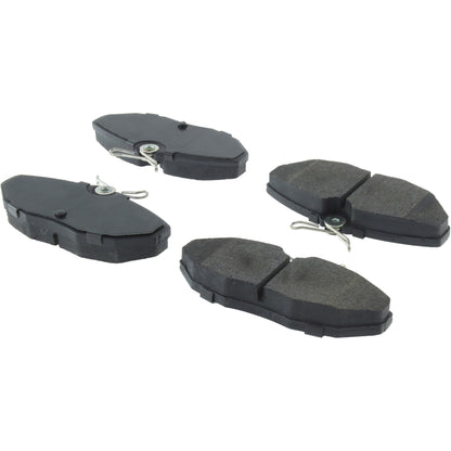 Centric Parts Disc Brake Pad Set Posi Quiet Semi-Metallic with Hardware for 2005-2003 Jaguar S-Type 2005-2004 Vanden Plas 2004 XJ8 104.09440