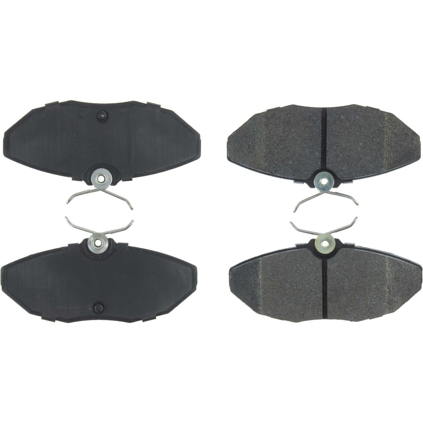 Centric Parts Disc Brake Pad Set Posi Quiet Semi-Metallic with Hardware for 2005-2003 Jaguar S-Type 2005-2004 Vanden Plas 2004 XJ8 104.09440