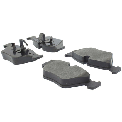 Centric Parts Disc Brake Pad Set Posi Quiet Semi-Metallic with Hardware for BMW 330Ci 2006-2001, 330i 2005-2001, 330xi 2005-2001, X3 2010-2004, Z4 2008-2003 104.09460