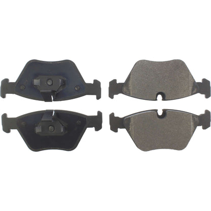 Centric Parts Disc Brake Pad Set Posi Quiet Semi-Metallic with Hardware for BMW 330Ci 2006-2001, 330i 2005-2001, 330xi 2005-2001, X3 2010-2004, Z4 2008-2003 104.09460