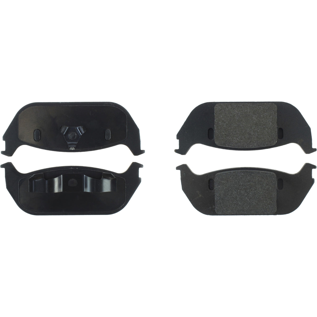 Centric Parts Disc Brake Pad Set Semi-Metallic with Posi Quiet for 2003-2005 Lincoln Aviator 104.09520