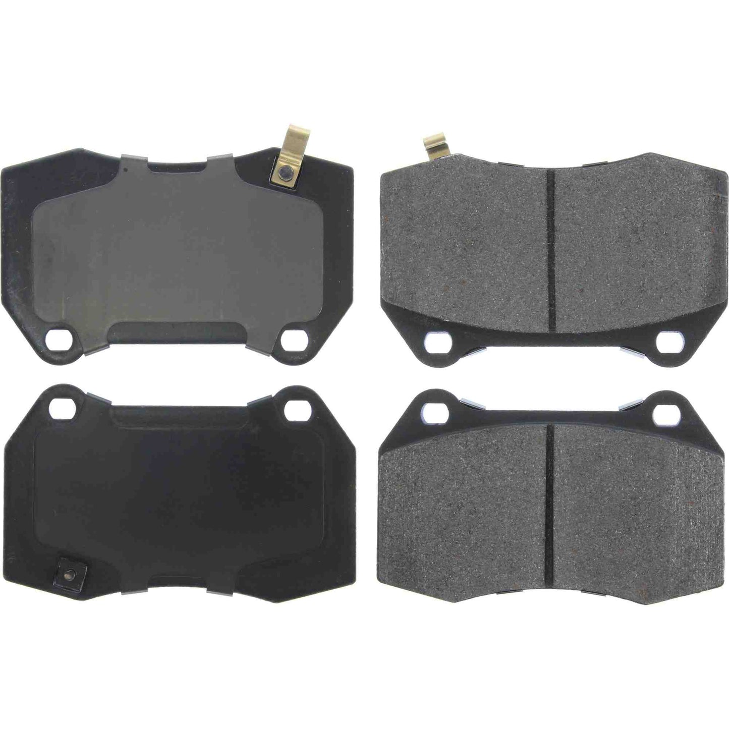 Centric Parts Disc Brake Pad Set Semi-Metallic with Posi Quiet for 2003-2004 Infiniti G35 2003-2008 Nissan 350Z 104.09600