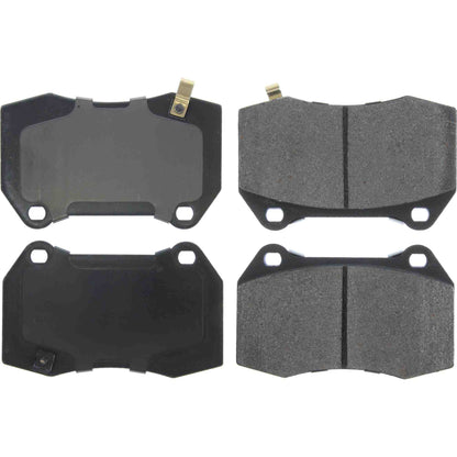 Centric Parts Disc Brake Pad Set Semi-Metallic with Posi Quiet for 2003-2004 Infiniti G35 2003-2008 Nissan 350Z 104.09600
