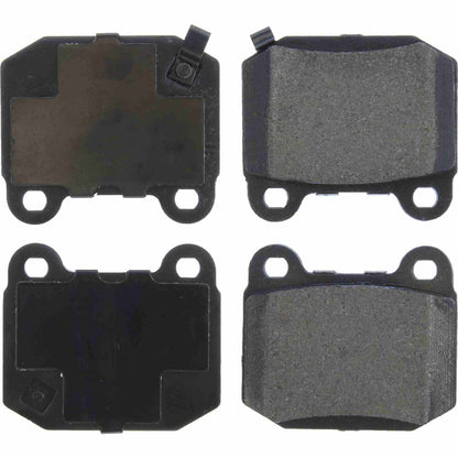 Centric Parts Disc Brake Pad Set Semi-Metallic Posi Quiet for 2004-2003 Infiniti G35, 2008-2003 Nissan 350Z, 2020-2017 Subaru BRZ, 2020-2019 Toyota 86