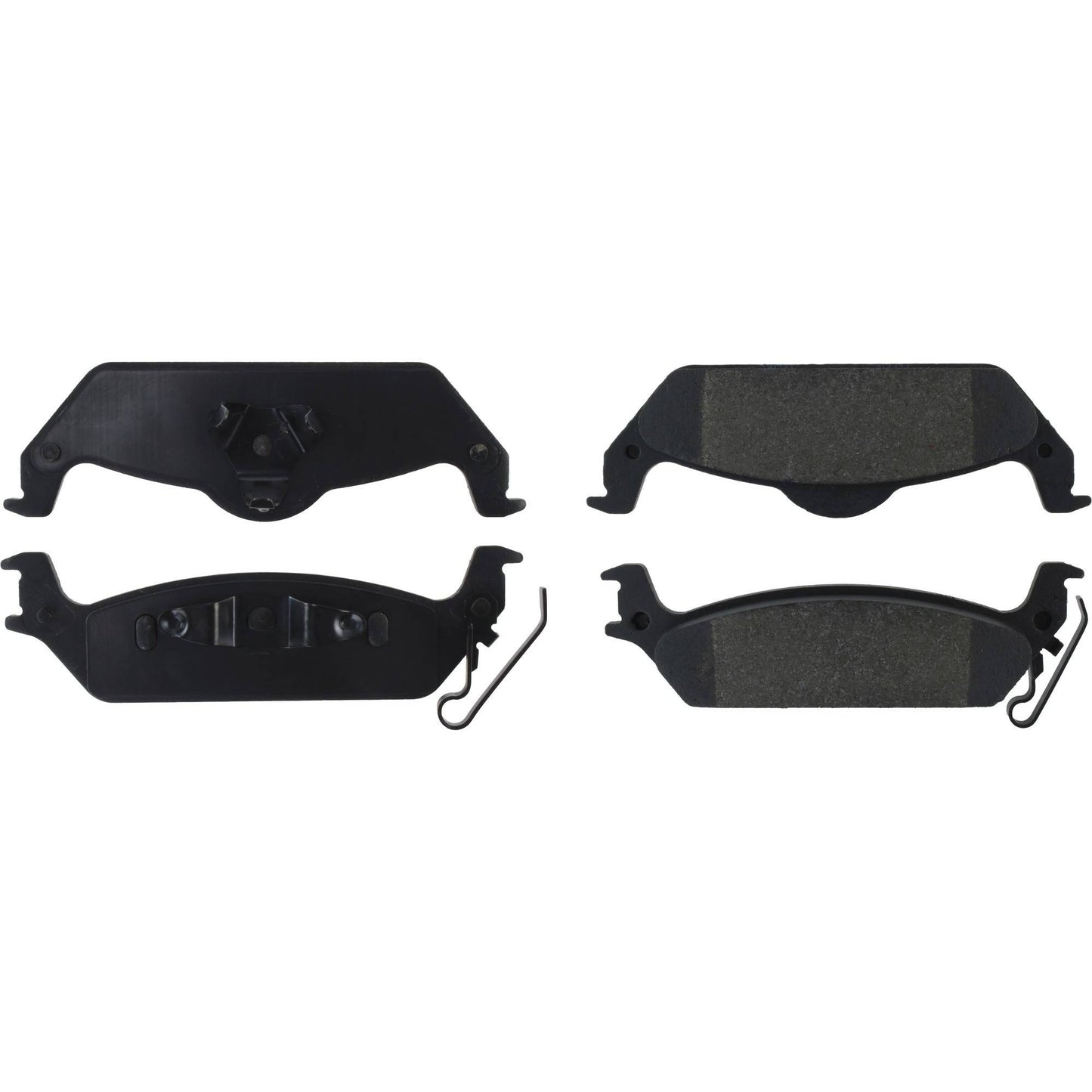 Centric Parts Disc Brake Pad Set Semi-Metallic with Posi Quiet for 2003-2004 Dodge Dakota 104.09630
