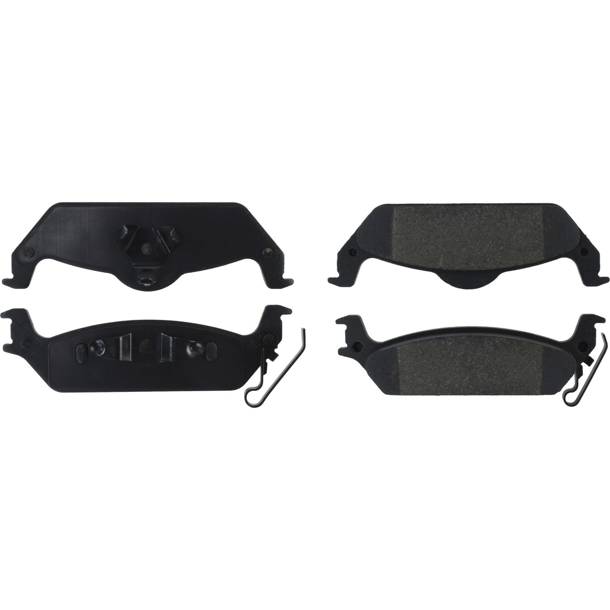 Centric Parts Disc Brake Pad Set Semi-Metallic with Posi Quiet for 2003-2004 Dodge Dakota 104.09630