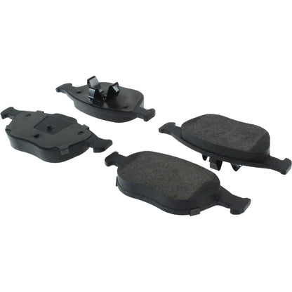 Centric Parts Disc Brake Pad Set Semi-Metallic with Posi Quiet for 2002-2004 Ford Focus 2010-2013 Transit Connect 104.09700