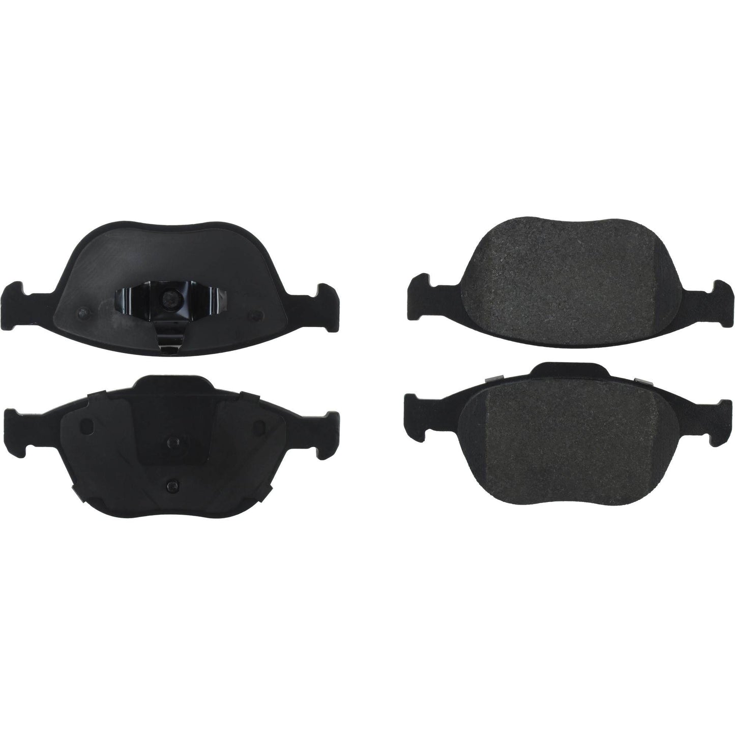 Centric Parts Disc Brake Pad Set Semi-Metallic with Posi Quiet for 2002-2004 Ford Focus 2010-2013 Transit Connect 104.09700