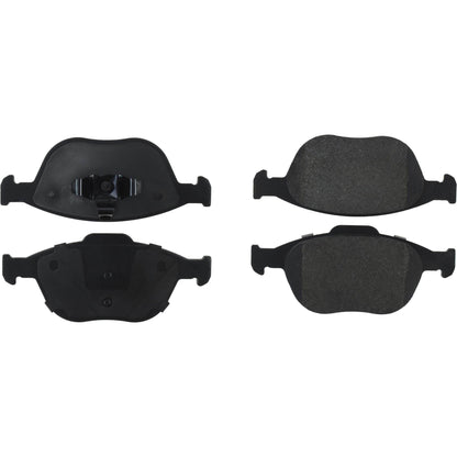 Centric Parts Disc Brake Pad Set Semi-Metallic with Posi Quiet for 2002-2004 Ford Focus 2010-2013 Transit Connect 104.09700