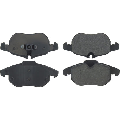 Centric Parts Disc Brake Pad Set Semi-Metallic with Posi Quiet for 2008-2007 Cadillac BLS 2005-2003 Chevrolet Vectra 2011-2006 Saab 9-3 2011-2010 104.09720