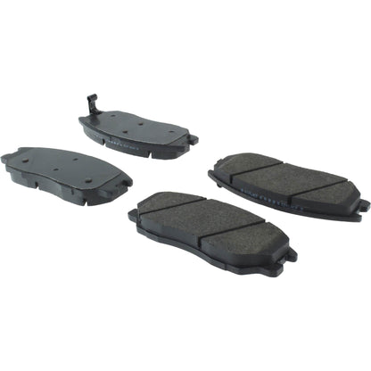 Centric Parts Disc Brake Pad Set Semi-Metallic with Posi Quiet for 2004-2005 Hyundai XG350 2004-2006 Kia Amanti 104.10130
