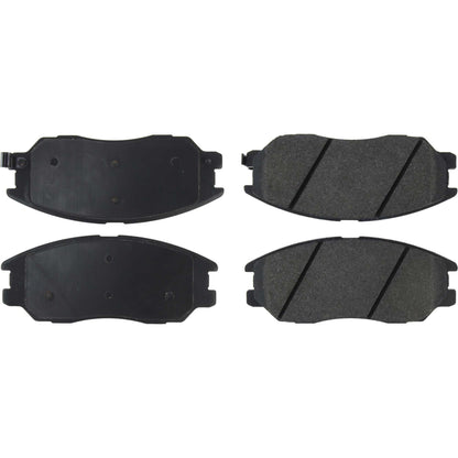 Centric Parts Disc Brake Pad Set Semi-Metallic with Posi Quiet for 2004-2005 Hyundai XG350 2004-2006 Kia Amanti 104.10130
