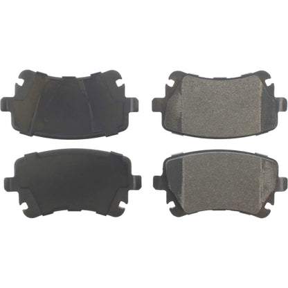 Centric Parts Disc Brake Pad Set Posi Quiet Semi-Metallic with Hardware for 2005-2011 Audi A6 Quattro