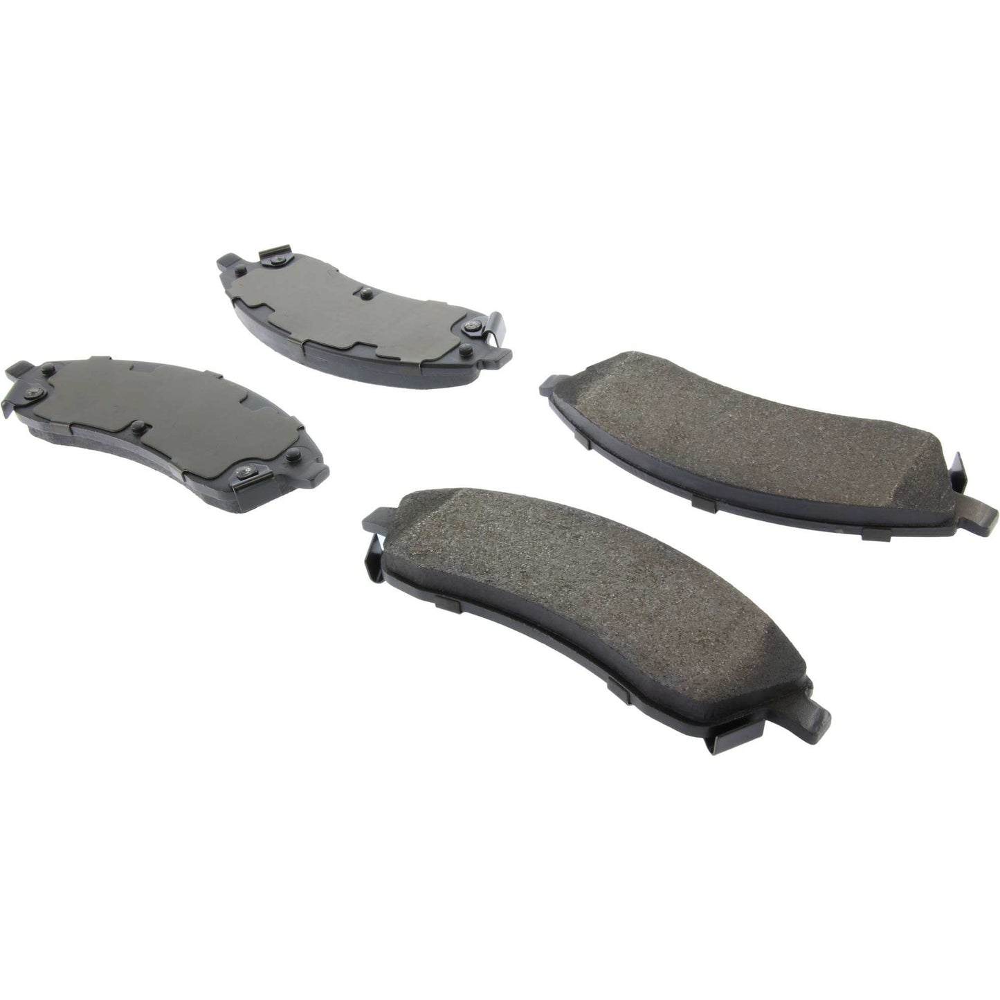 Centric Parts Disc Brake Pad Set Semi-Metallic with Posi Quiet for 2007-2006 Cadillac CTS 2009-2004 SRX 2008-2005 STS 2005-2004 Pontiac Bonneville 104.10190