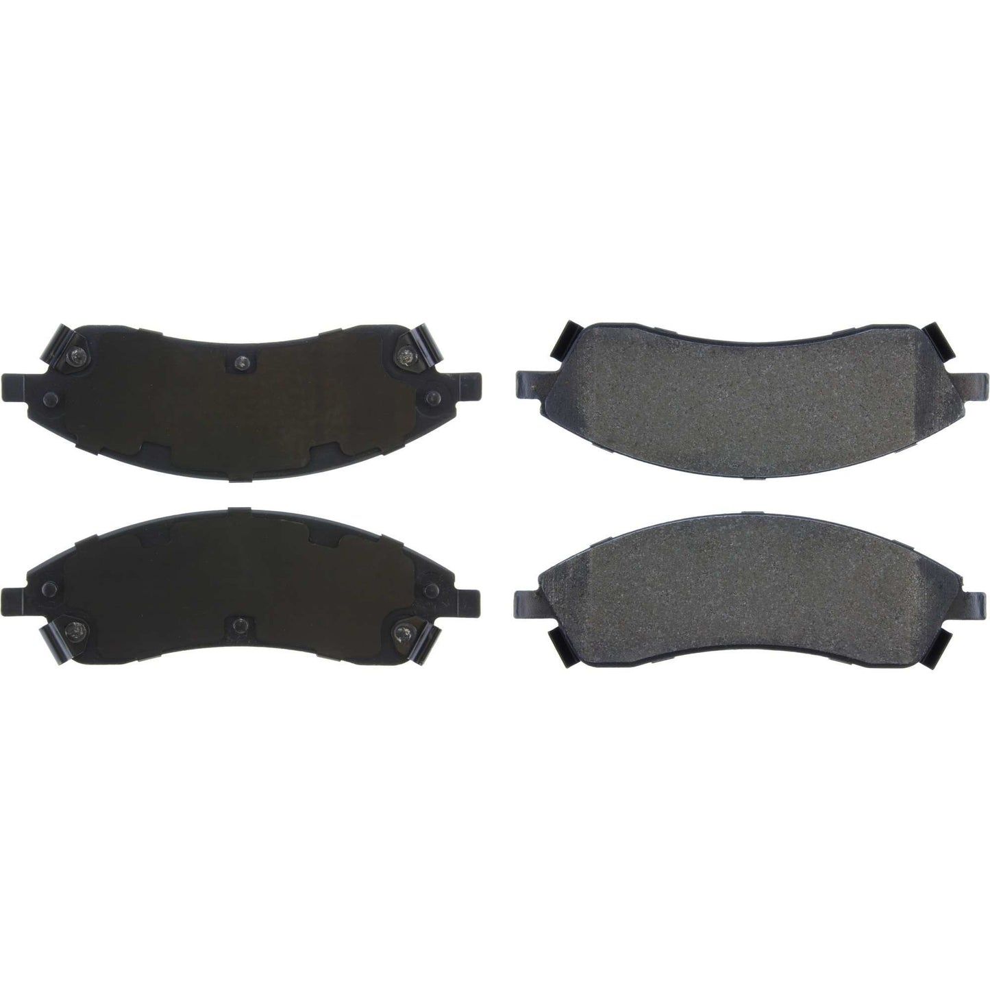 Centric Parts Disc Brake Pad Set Semi-Metallic with Posi Quiet for 2007-2006 Cadillac CTS 2009-2004 SRX 2008-2005 STS 2005-2004 Pontiac Bonneville 104.10190