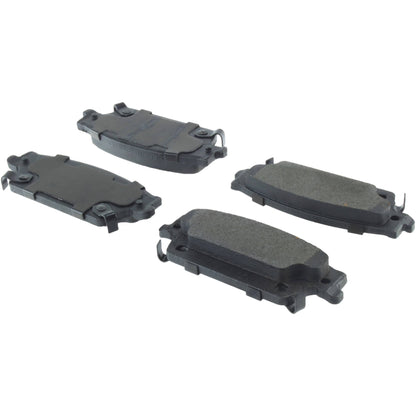 Centric Parts Disc Brake Pad Set Posi Quiet Semi-Metallic with Hardware for 2006-2007 Cadillac CTS, 2004-2009 SRX, 2005-2011 STS 104.10200