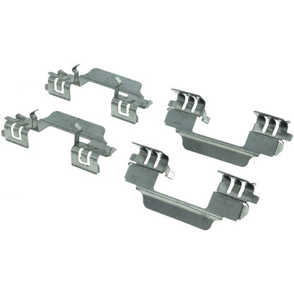 Centric Parts Disc Brake Pad Set Posi Quiet Semi-Metallic with Hardware for 2006-2007 Cadillac CTS, 2004-2009 SRX, 2005-2011 STS 104.10200