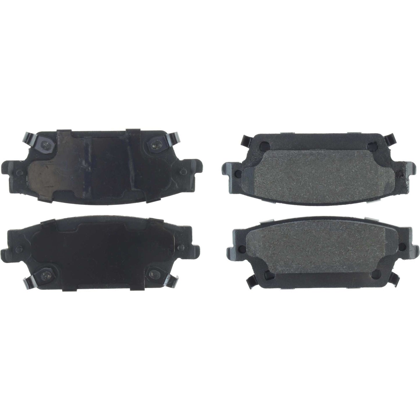 Centric Parts Disc Brake Pad Set Posi Quiet Semi-Metallic with Hardware for 2006-2007 Cadillac CTS, 2004-2009 SRX, 2005-2011 STS 104.10200