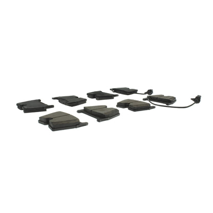 Centric Parts Disc Brake Pad Set Posi Quiet Semi-Metallic with Hardware for Audi R8 2008-2012, R8 2014-2018, RS4 2007-2008, RS5 2011, RS5 2013-2016, RS6 2003-2004, Lamborghini Gallardo 2004-2005 104.10290