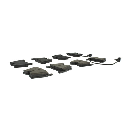 Centric Parts Disc Brake Pad Set Posi Quiet Semi-Metallic with Hardware for Audi R8 2008-2012, R8 2014-2018, RS4 2007-2008, RS5 2011, RS5 2013-2016, RS6 2003-2004, Lamborghini Gallardo 2004-2005 104.10290