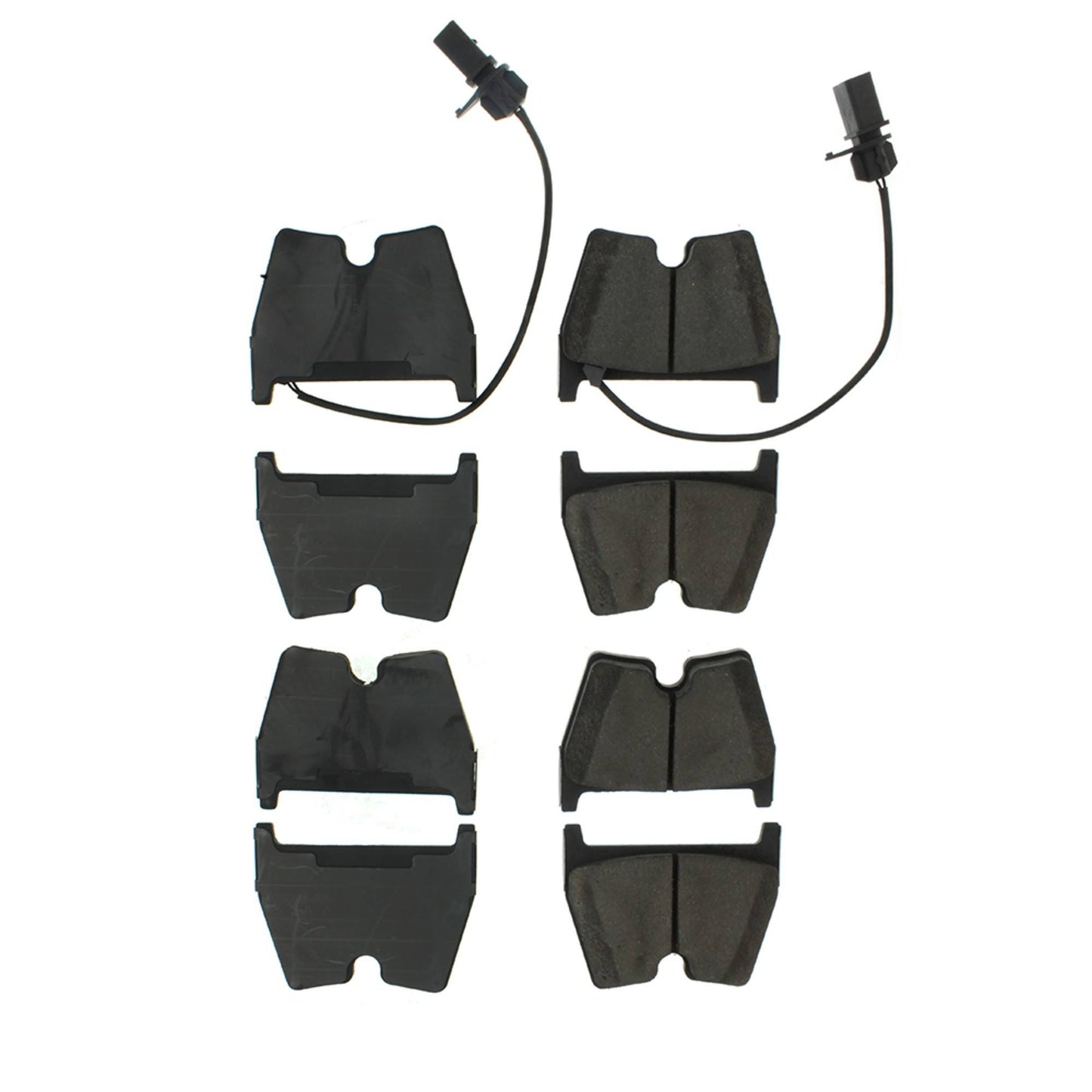 Centric Parts Disc Brake Pad Set Posi Quiet Semi-Metallic with Hardware for Audi R8 2008-2012, R8 2014-2018, RS4 2007-2008, RS5 2011, RS5 2013-2016, RS6 2003-2004, Lamborghini Gallardo 2004-2005 104.10290