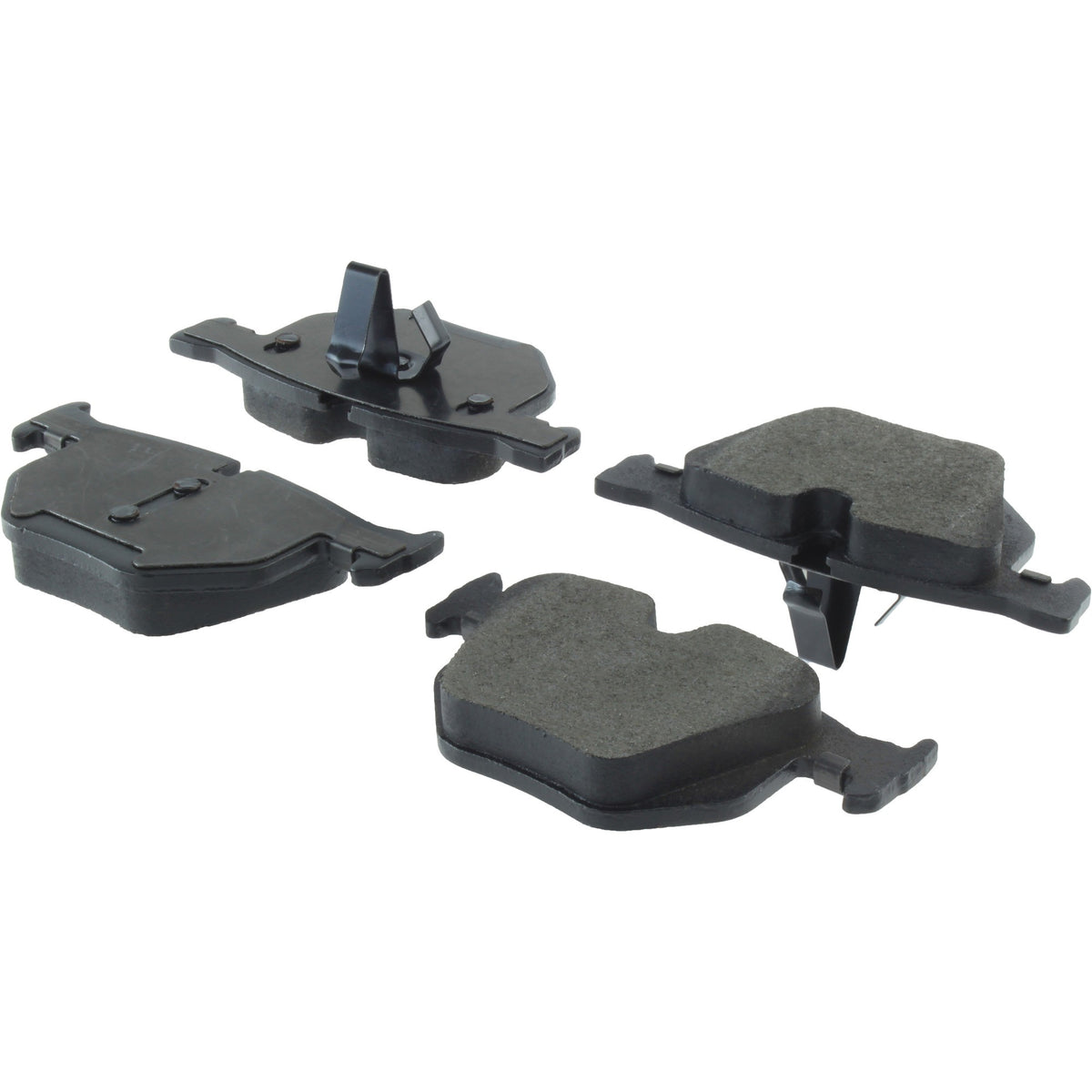 Centric Parts Disc Brake Pad Set Posi Quiet Semi-Metallic with Hardware for 2008-2010 BMW 525i/530i, 2007-2018 X5, 2010-2019 X6 104.10420