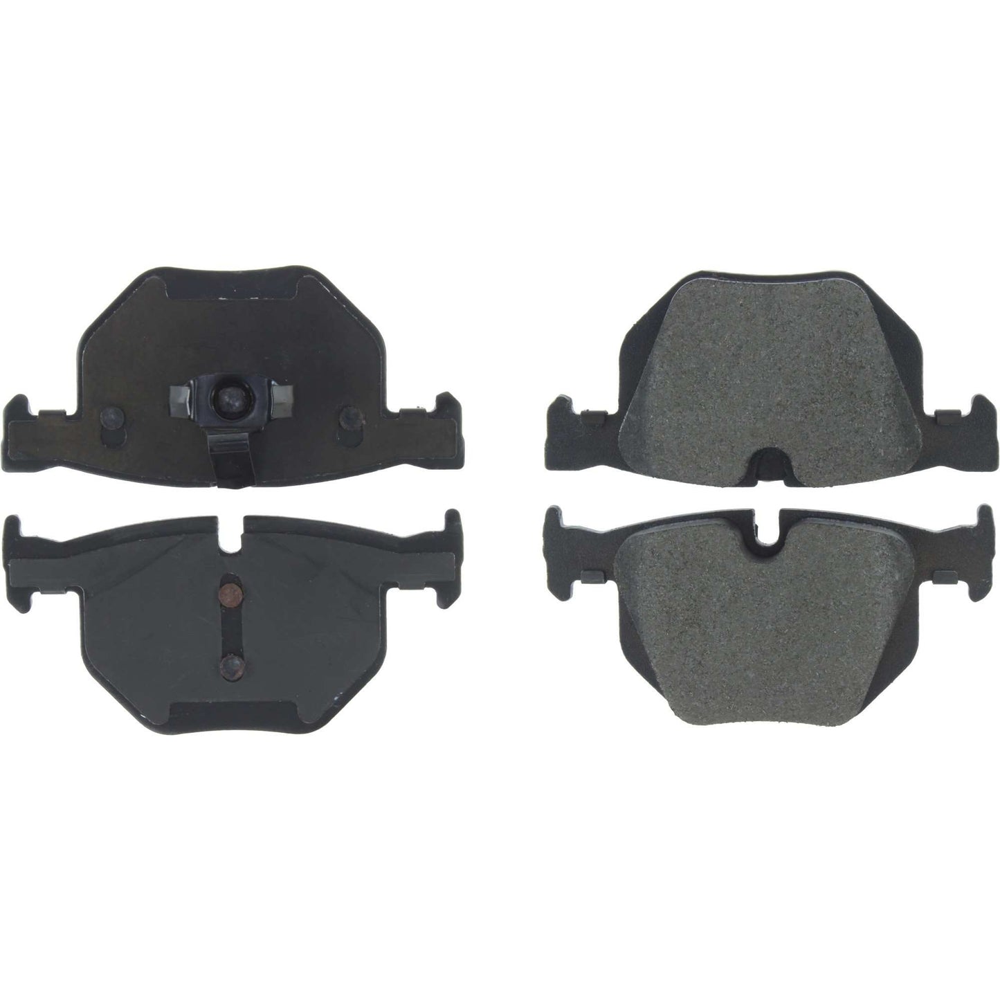 Centric Parts Disc Brake Pad Set Posi Quiet Semi-Metallic with Hardware for 2008-2010 BMW 525i/530i, 2007-2018 X5, 2010-2019 X6 104.10420