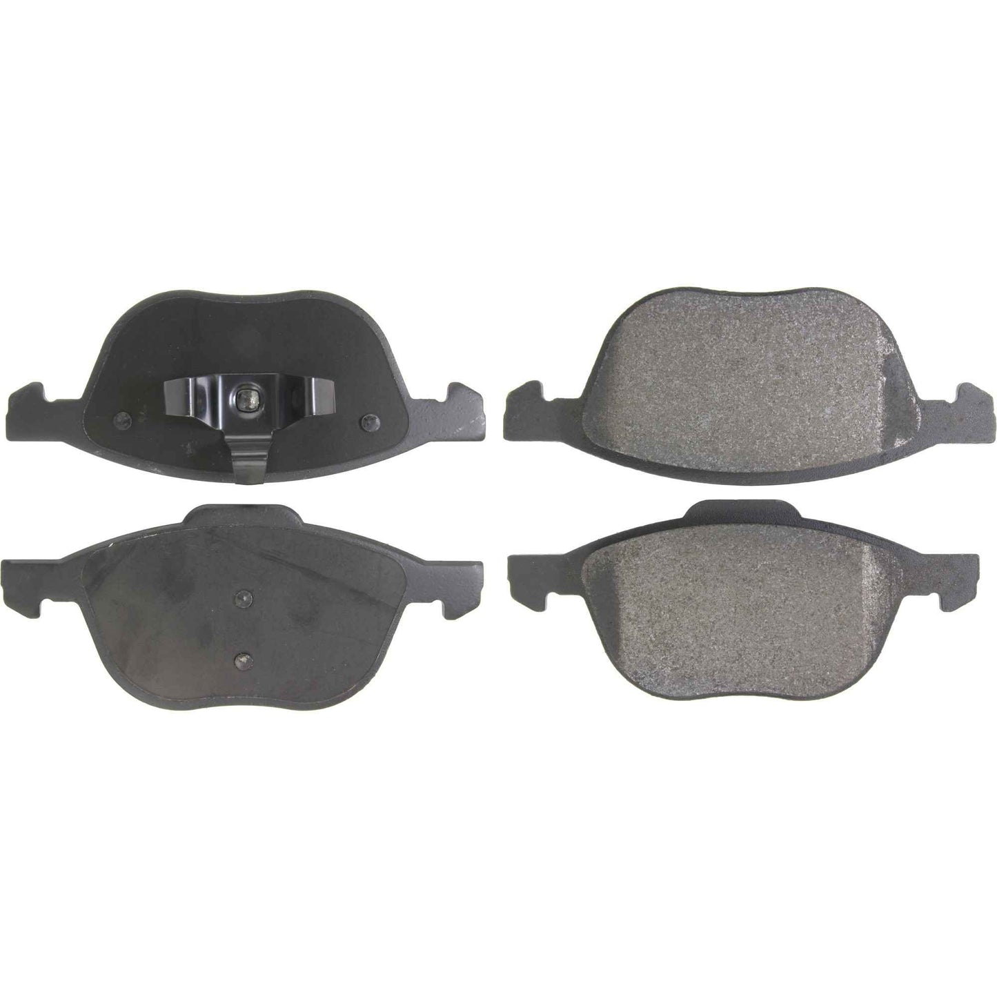 Centric Parts Disc Brake Pad Set Posi Quiet Semi-Metallic with Hardware for 2013-2022 Fiat Strada, Ford C-Max, EcoSport, Escape, Focus, Mazda 3, Volvo C30