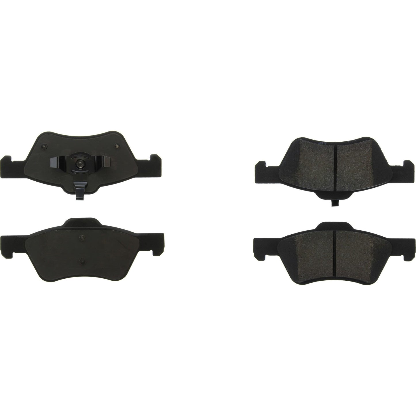 Centric Parts Disc Brake Pad Set Semi-Metallic with Posi Quiet for 2005-2012 Ford Escape, 2005-2006 Mazda Tribute 104.10470
