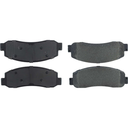 Centric Parts Disc Brake Pad Set Posi Quiet Semi-Metallic with Hardware for 2005-2012 Ford F-250/F-350/F-450 Super Duty 104.10690