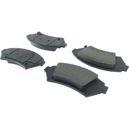Centric Parts Disc Brake Pad Set Semi-Metallic with Posi Quiet for 2005 Buick LeSabre, Park Avenue, Cadillac DeVille, Chevrolet Impala, Monte Carlo, Pontiac Bonneville 104.10760