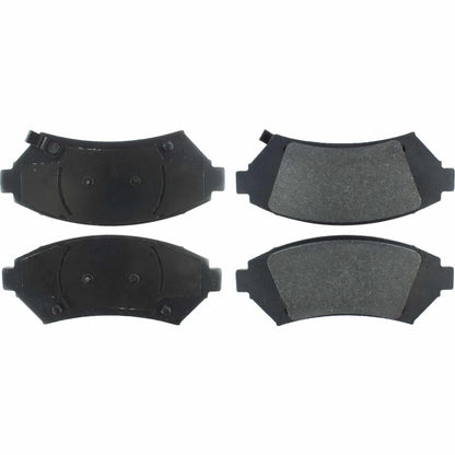 Centric Parts Disc Brake Pad Set Semi-Metallic with Posi Quiet for 2005 Buick LeSabre, Park Avenue, Cadillac DeVille, Chevrolet Impala, Monte Carlo, Pontiac Bonneville 104.10760