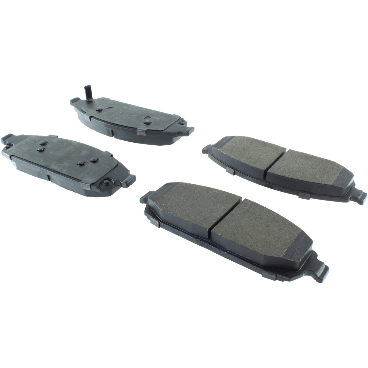 Centric Parts Disc Brake Pad Set Semi-Metallic with Posi Quiet for 2006-2010 Jeep Commander 2005-2010 Grand Cherokee 104.10800