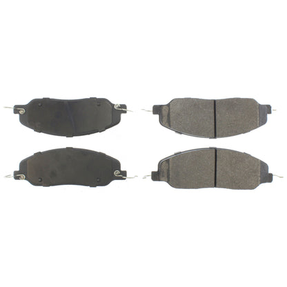 Centric Parts Disc Brake Pad Set Semi-Metallic with Posi Quiet for 2005-2010 Ford Mustang 104.10810
