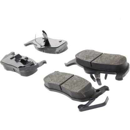 Centric Parts Disc Brake Pad Set Semi-Metallic with Posi Quiet for 2006-2010 Jeep Commander 2005-2010 Grand Cherokee 104.10870