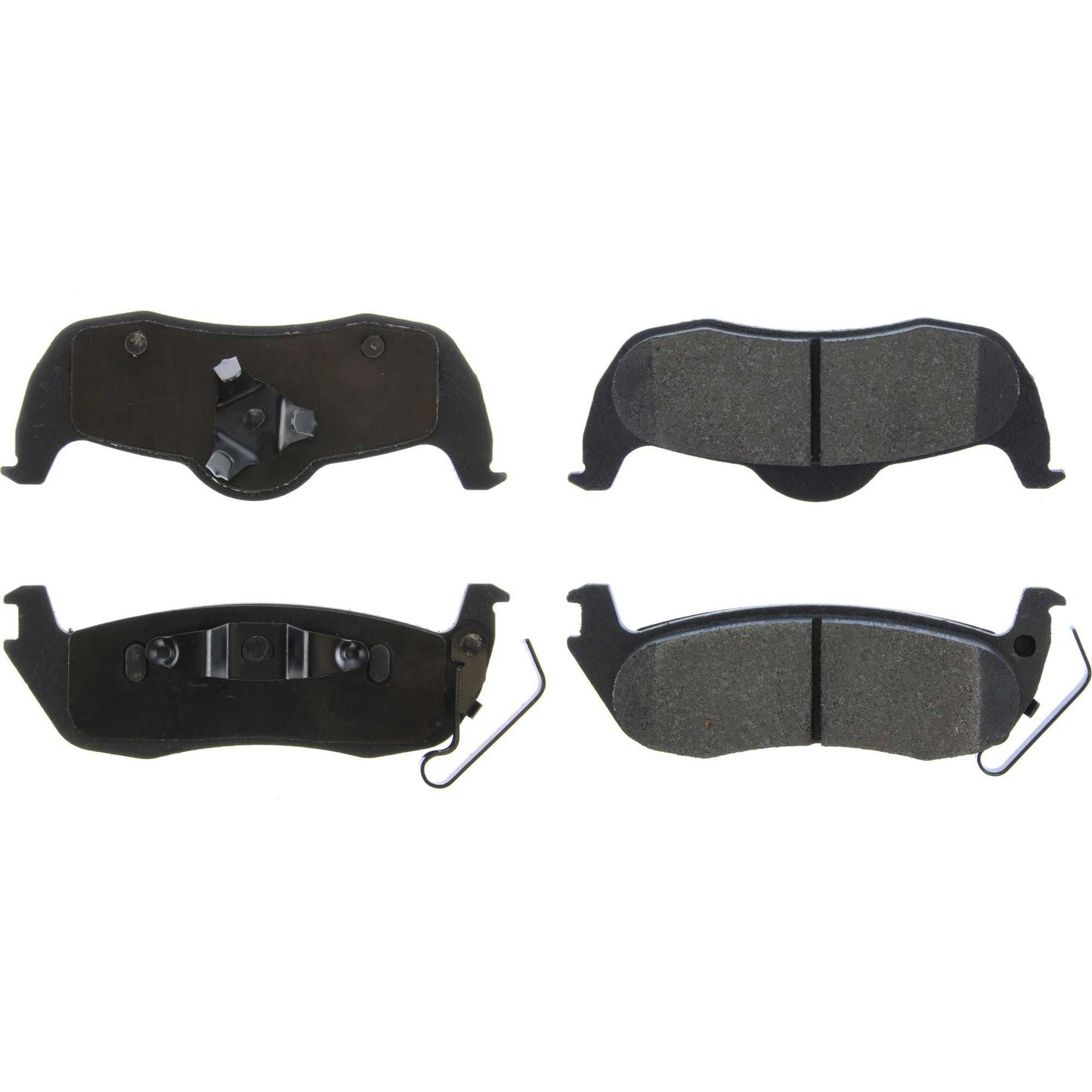 Centric Parts Disc Brake Pad Set Semi-Metallic with Posi Quiet for 2006-2010 Jeep Commander 2005-2010 Grand Cherokee 104.10870