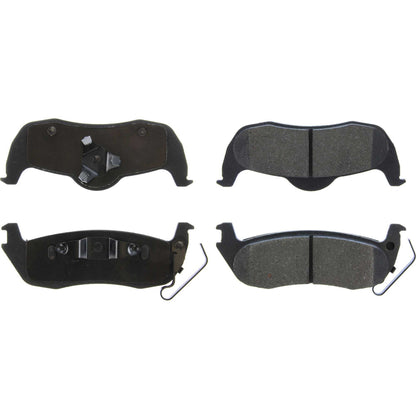 Centric Parts Disc Brake Pad Set Semi-Metallic with Posi Quiet for 2006-2010 Jeep Commander 2005-2010 Grand Cherokee 104.10870