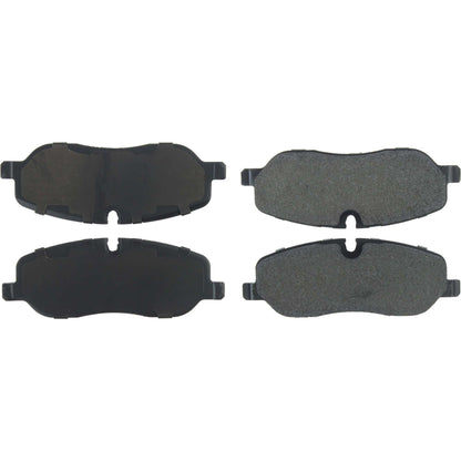 Centric Parts Disc Brake Pad Set Posi Quiet Semi-Metallic with Hardware for 2005-2009 Land Rover LR3 2006-2009 Range Rover 2006-2009 Range Rover Sport 104.10980