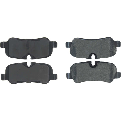 Centric Parts Disc Brake Pad Set Semi-Metallic with Posi Quiet for 2010-2016 Land Rover LR4, 2010-2011 Range Rover, 2010-2013 Range Rover Sport 104.10990